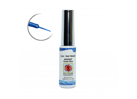 Liner Gel Metallic - Diode Blue 8 ml